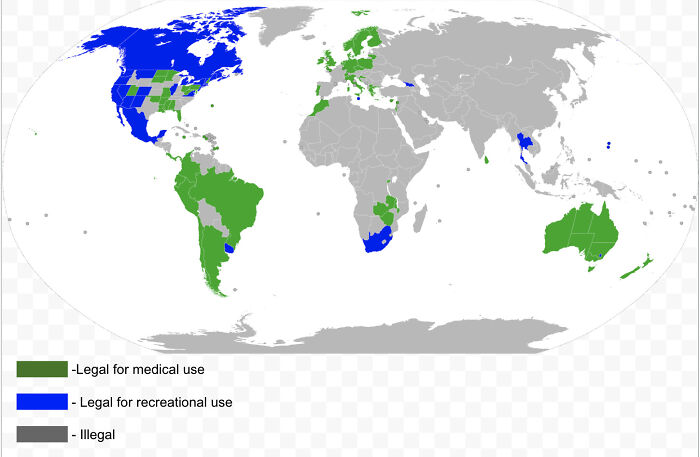 Legalisation Of Cannabis Around The World