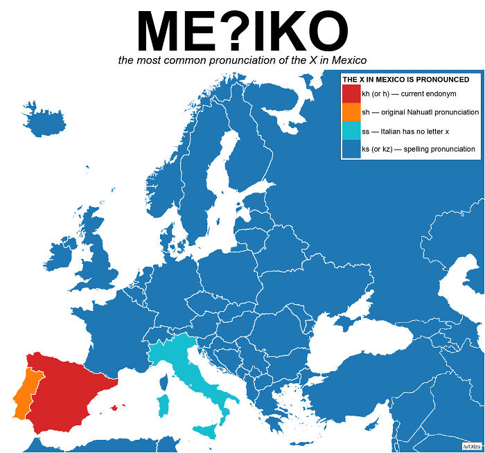 How Different European Countries Pronounce The X In Mexico