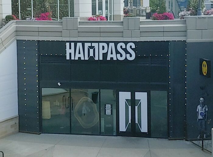 I Look At This Logo And Can't See Anything But "Ham Pass"