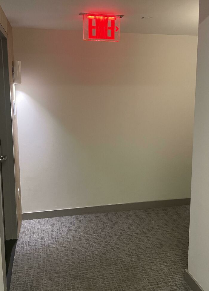 This Double Sided Exit Sign