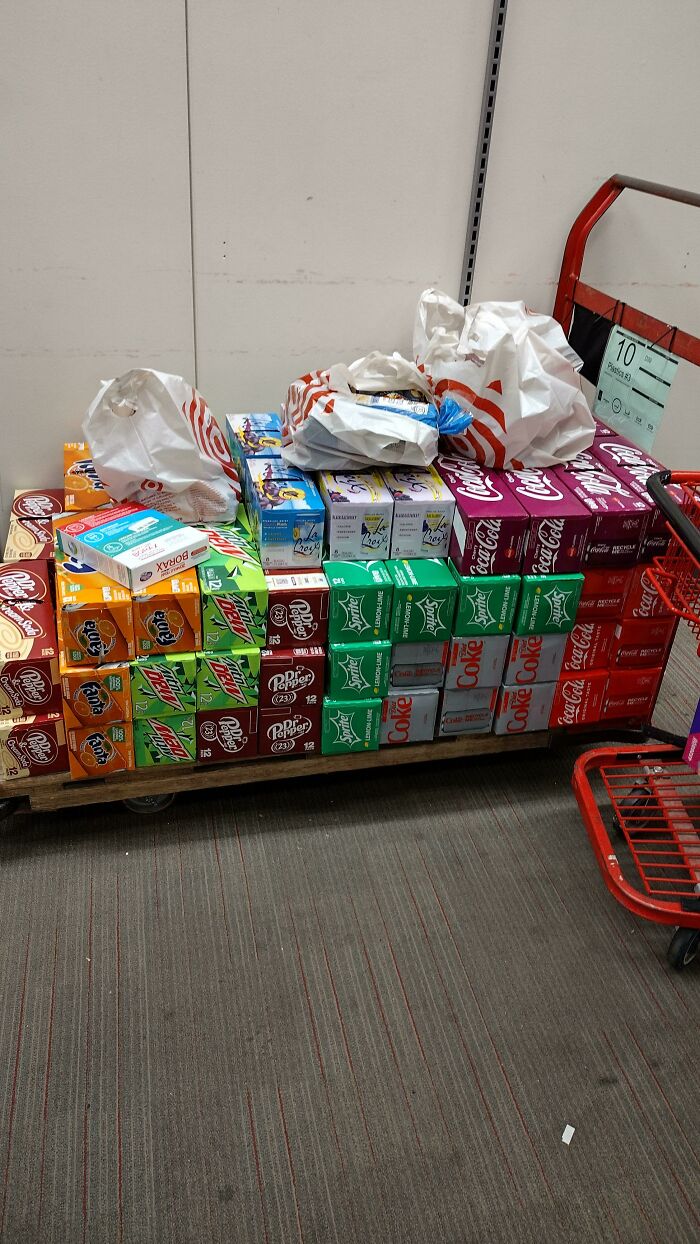 705 Pounds Of Soda, This Is One Order. Godspeed My Drive Up Homeboys
