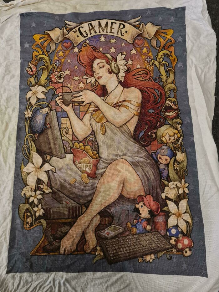 3 Years And 197,580 Stitches Later, She's Done!