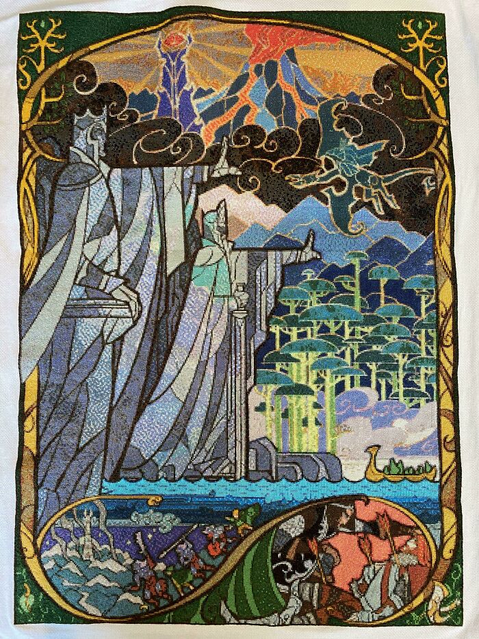 LOTR Stained Glass Piece For A Friend