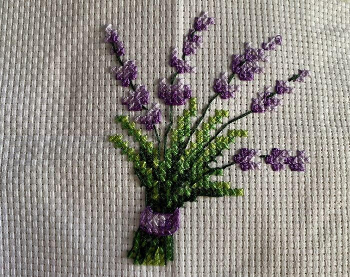 Did A Quick Lavender Project! Planning On Making My Own Lavender Scent Bags With This Design