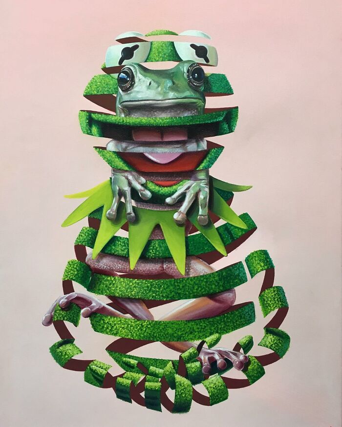 La rana Gustavo / René / Kermit