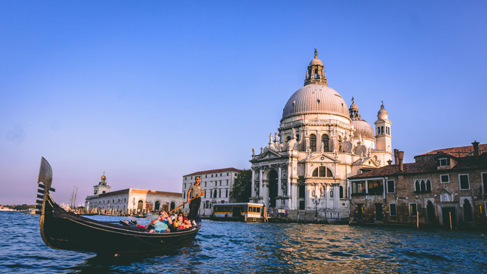 Ride In A Gondola In Venice