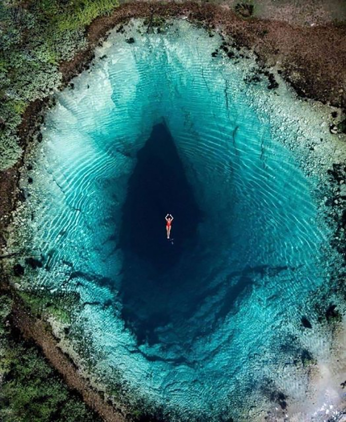 Earth's Eye Lake, Croatia