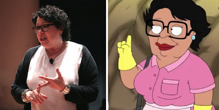 Consuela From Family Guy and similar looking older woman 