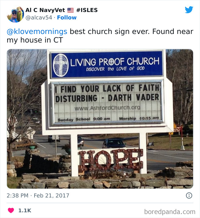 Disturbing Lack Of Faith