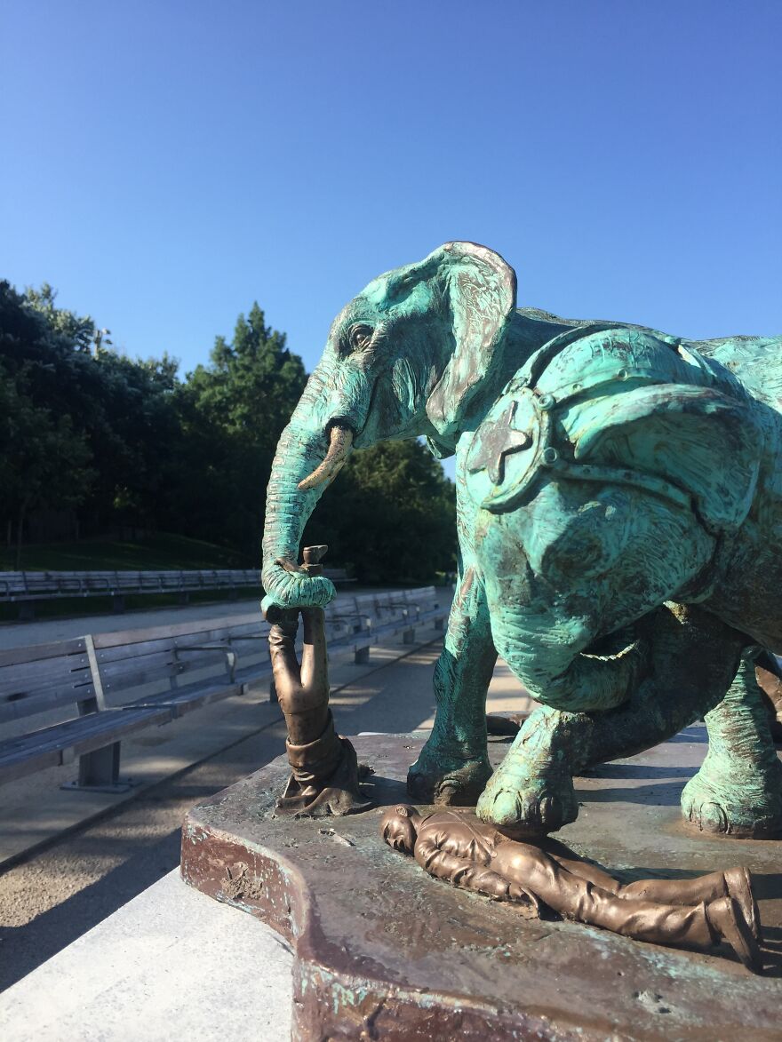 A Monument To The Brooklyn Bridge Elephant Stampede Of 1929