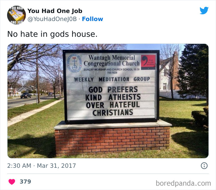 The Preferences Of God