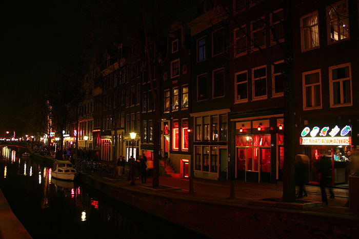Red Light District In Amsterdam, Netherlands