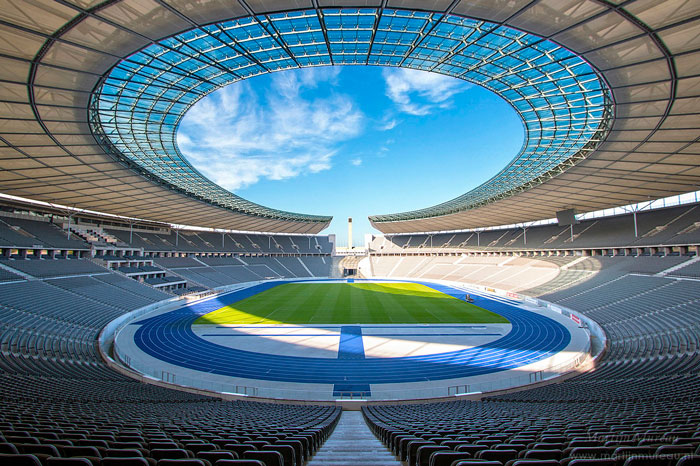 Olympiastadion In Berlin, Germany