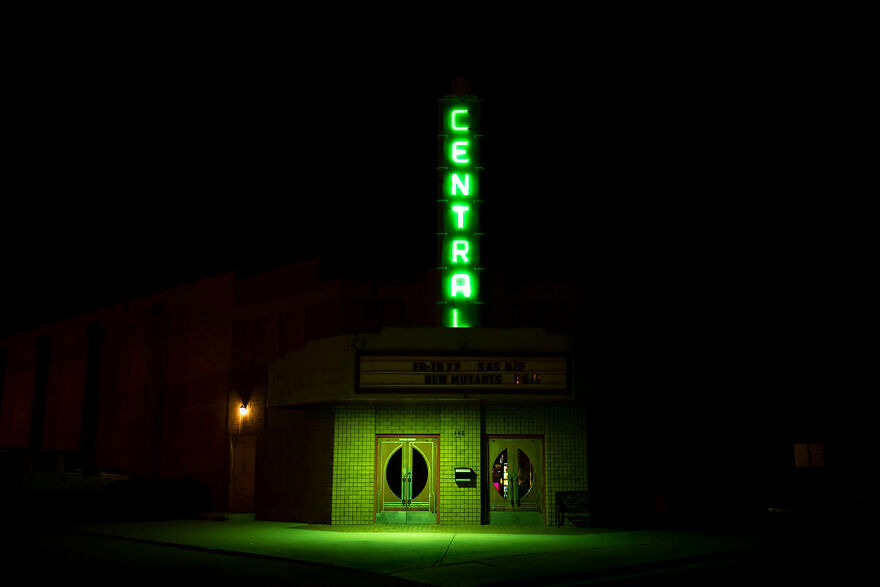 "Vintage Neon: Ely, Nevada" From The Series "Central Theatre" By Virginia Hines
