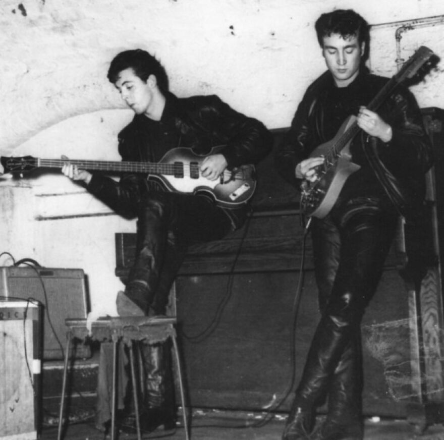 Paul And John In The Cavern Club