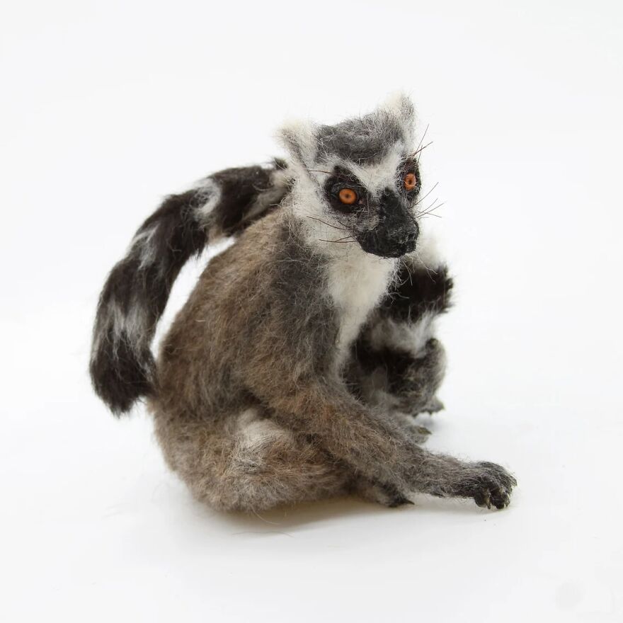 Ring Tailed Lemur By Art Of Felting (Israel)