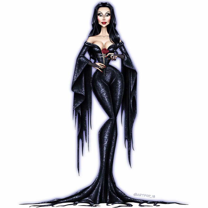 Morticia Addams From The Addams Family