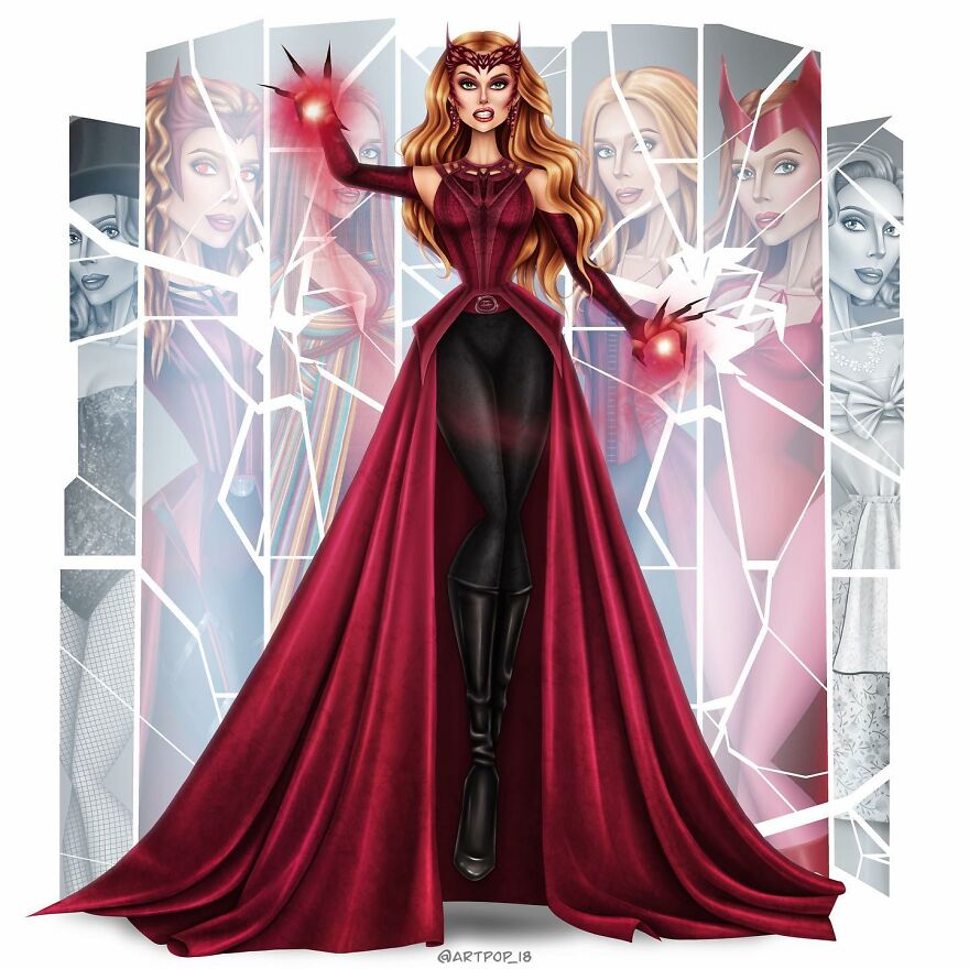The Scarlet Witch From Wandavision 