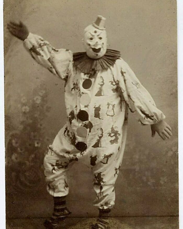 A Happy Clown From The Early 1900s