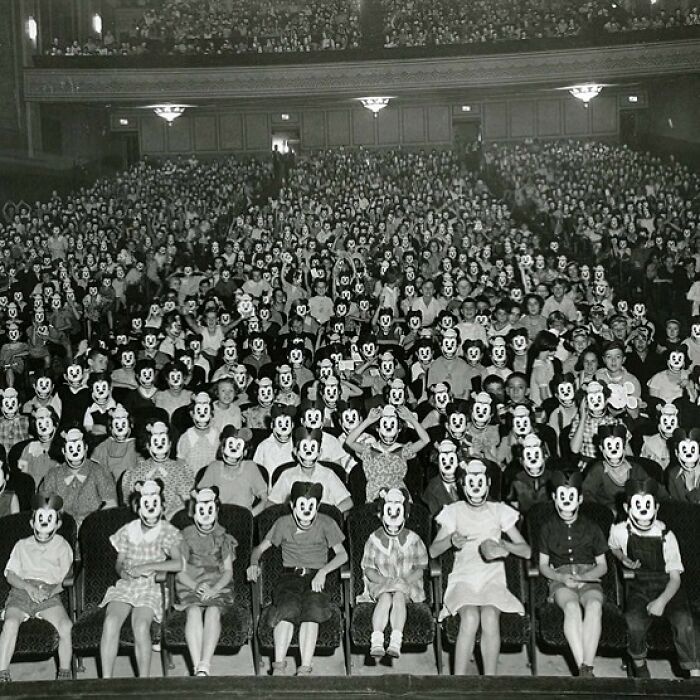 A Meeting Of The Mickey Mouse Club, Circa 1930