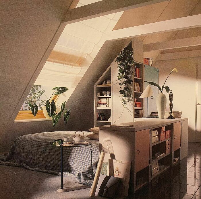 Exploit The Restricted Area Under An Attic Window By Putting Your Bed There - An Especially Good Idea If You Like To Be Awakened By Streaming Sunlight. 1988