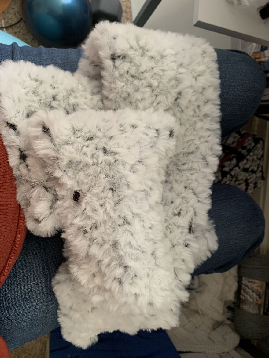 Fuzzy Scarf For Winter!!