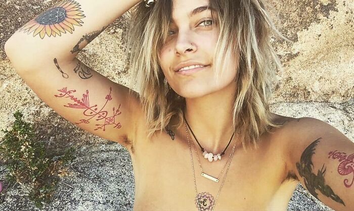 When Paris Jackson Posted This Selfie Embracing Her Armpit Hair