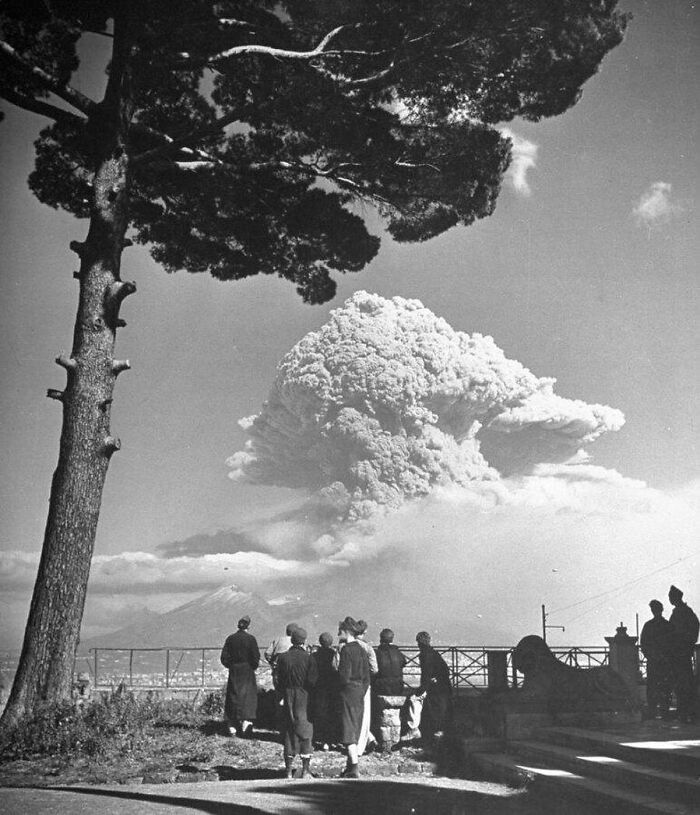  La erupción del Vesubio en 1944