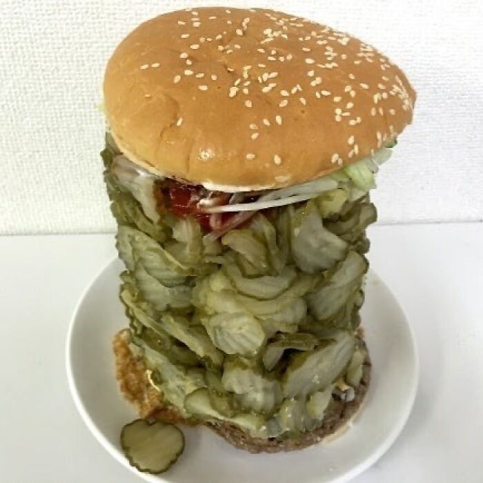 Burger With Extra Pickles