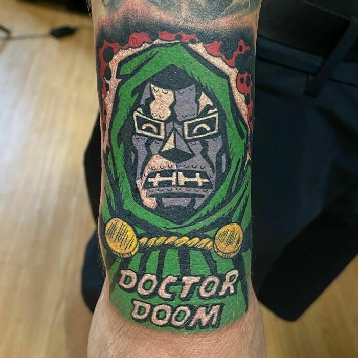 Dr. Doom tattoo 