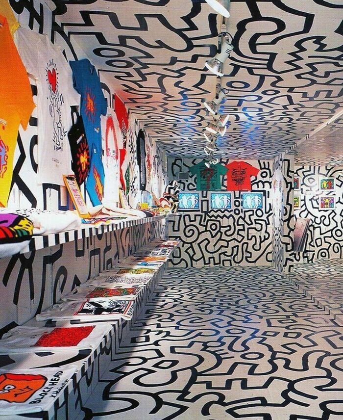 Keith Haring Pop Shop - Store Design - NYC 1989