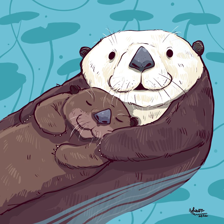 Hugs That Are Warm Like An Otter And Make You Feel Buoyant