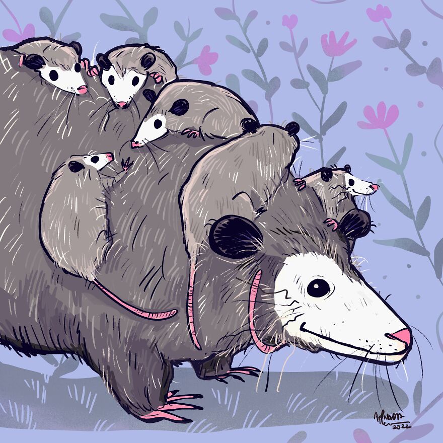 Opossumly Clingy Hugs Are Welcome Too