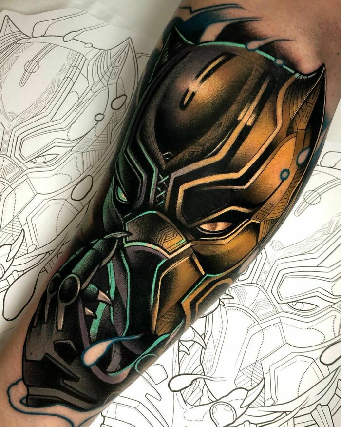 Black Panther tattoo 