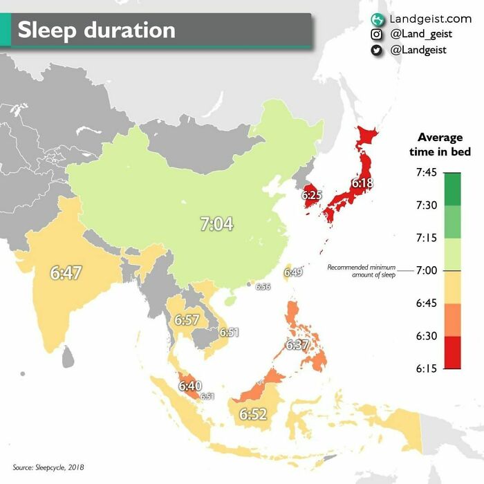 How Much Sleep Are People In Asia Getting?