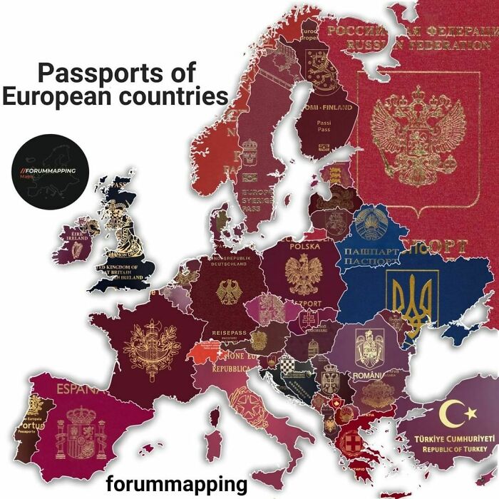 Passports Of European Countries