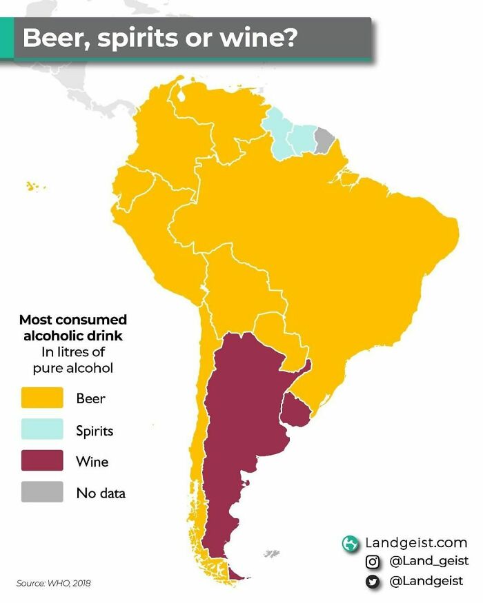 What’s The Preferred Alcoholic Drink Of South Americans?