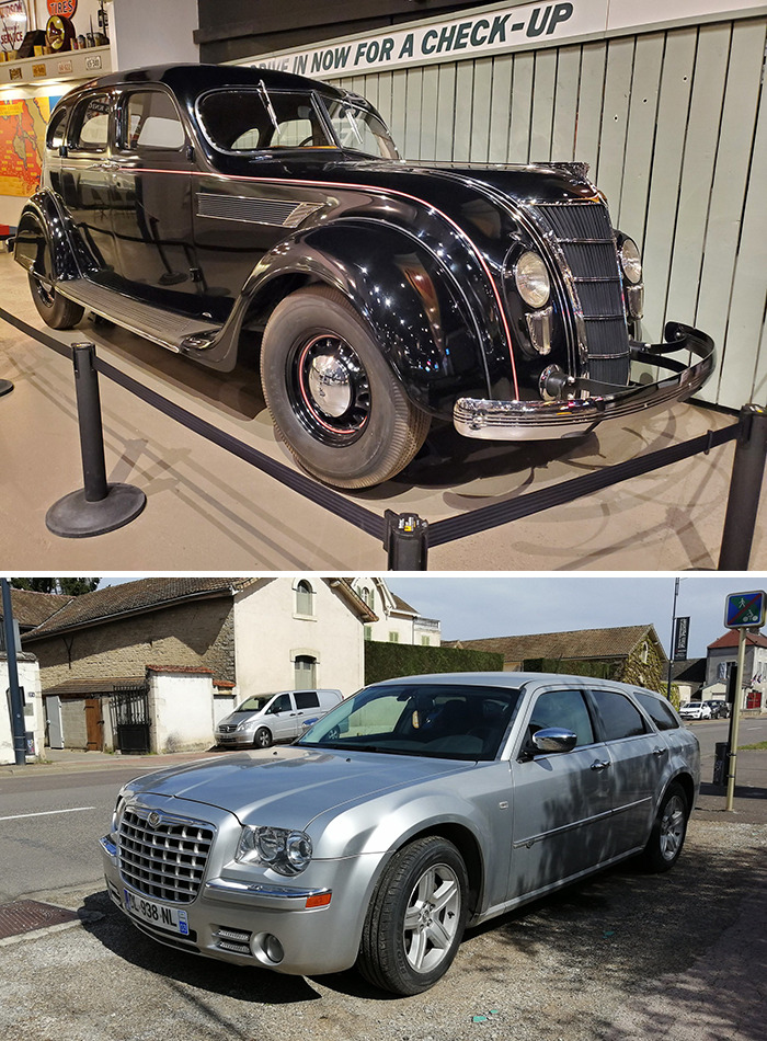 Chrysler Airflow (1935) vs. Chrysler 300C Tourer (2019)