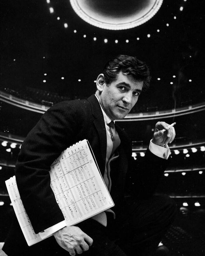 Leonard Bernstein Photographed By Gordon Parks, 1956