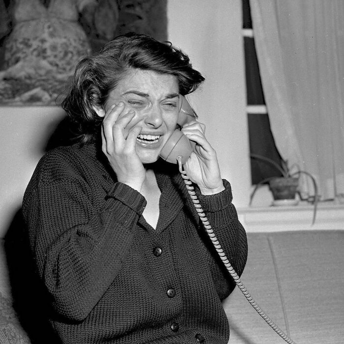 Anne Bancroft Reacting To Her Academy Award Win For Best Actress In The Miracle Worker (1962), 1963