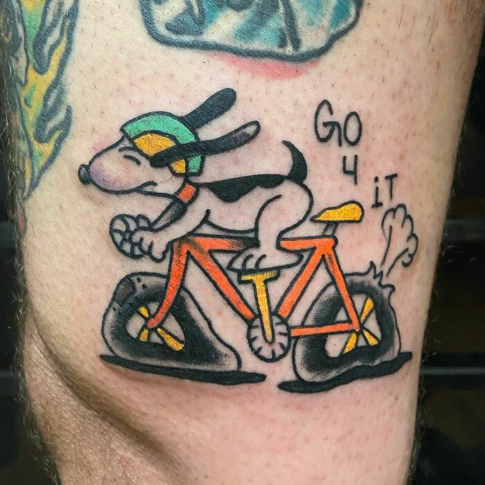 Snoopy tattoo