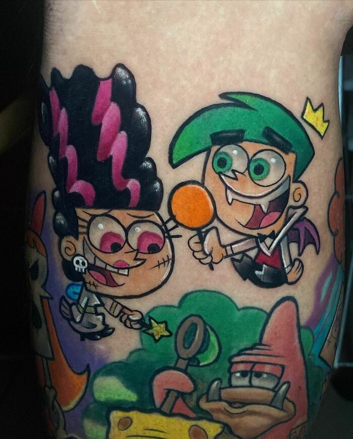 Wanda and Cosmo tattoo