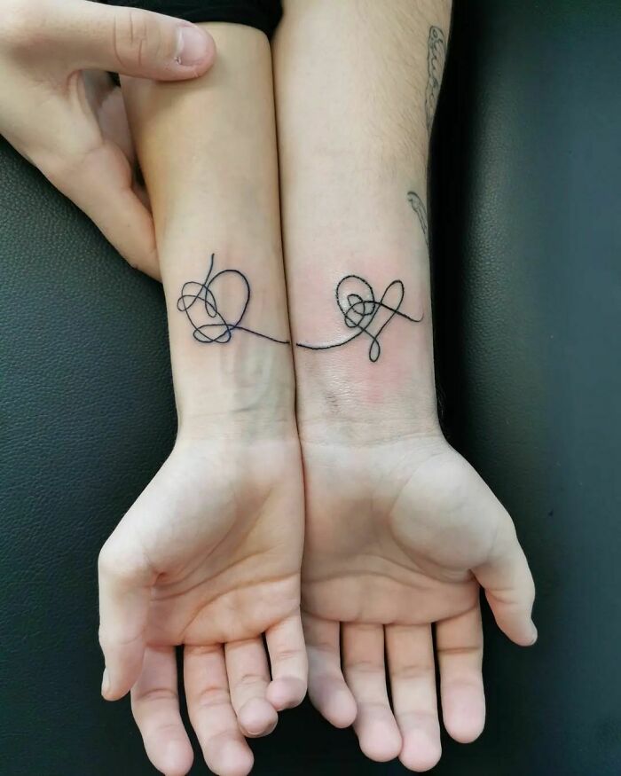 10 Fun Yet Minimal Matching Tattoo Ideas For Best Friends