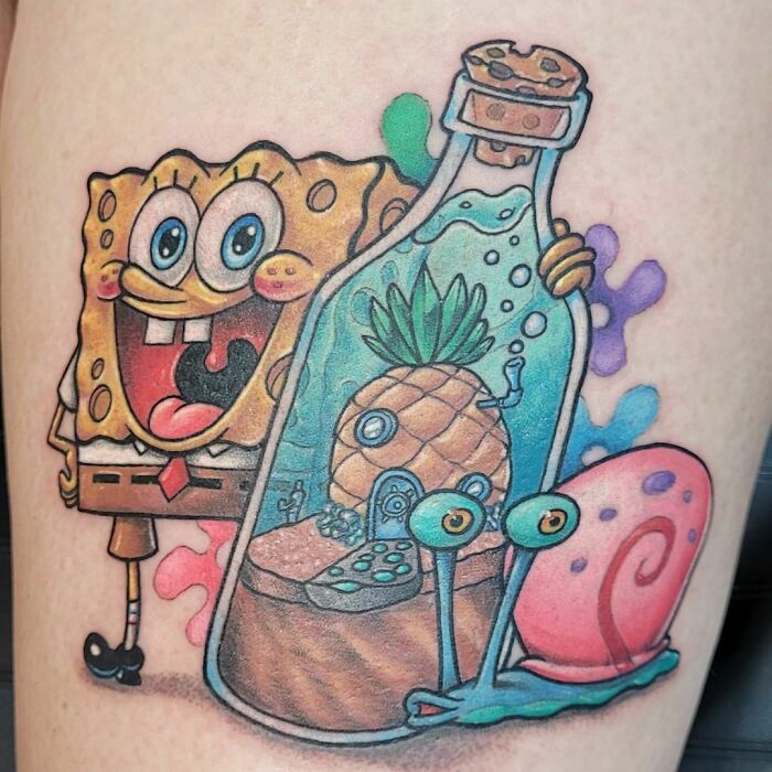 SpongeBob SquarePants Tattoo