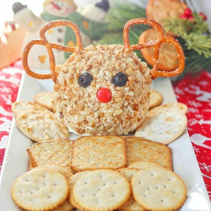 This Reindeer Cheese Ball Is So Simple To Make And Is Almost Too Cute To Eat... Almost!