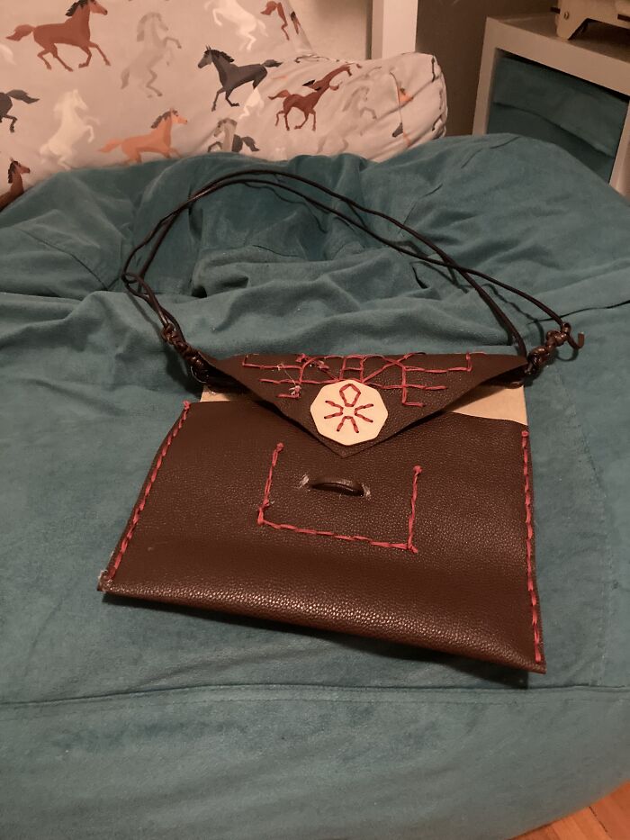A Bag I Made Today. It’s Not Great, But It’s The First Time I’ve Done Something Like This And I’m Proud Of It