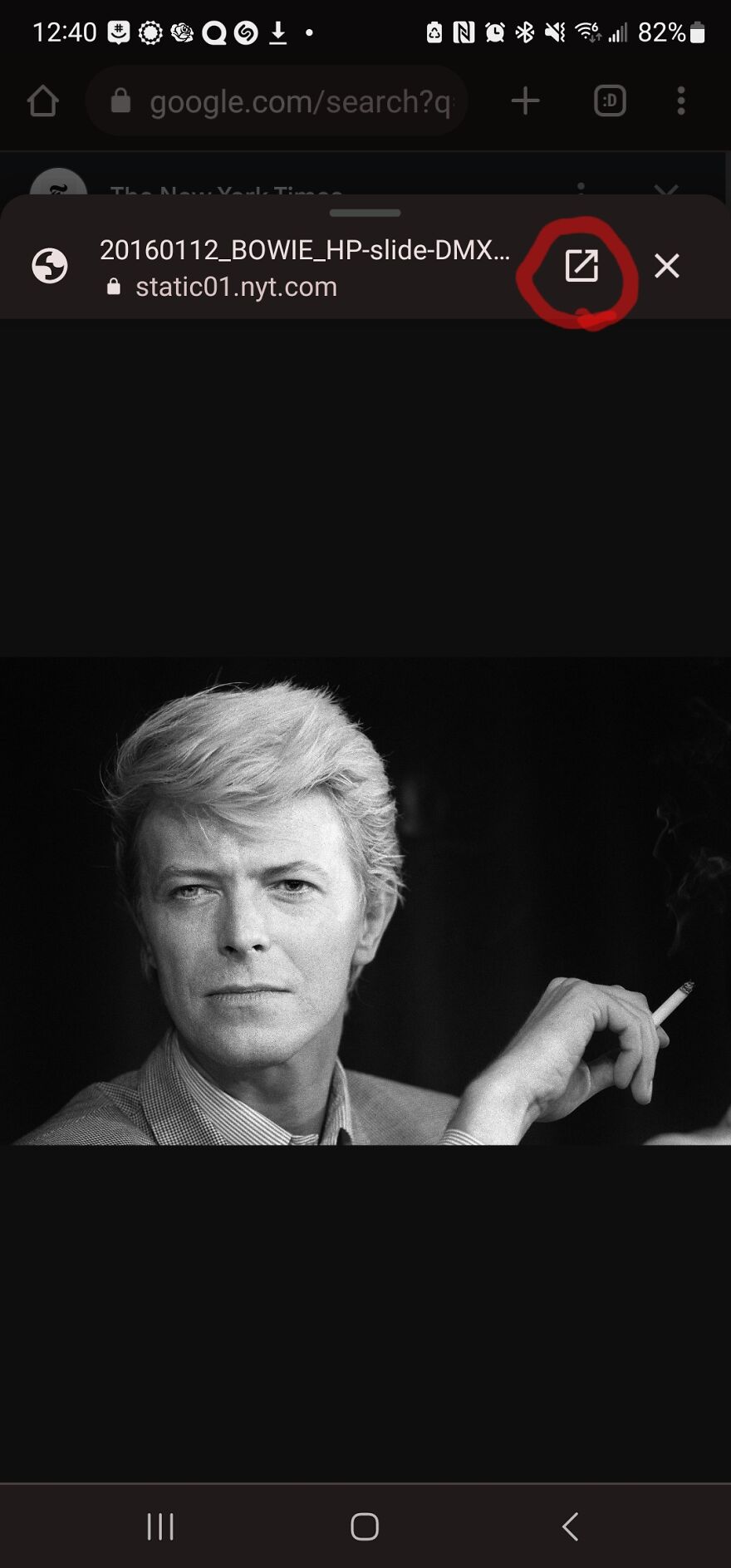 How To Comment With An Image Using Your Phone (Featuring David Bowie!)