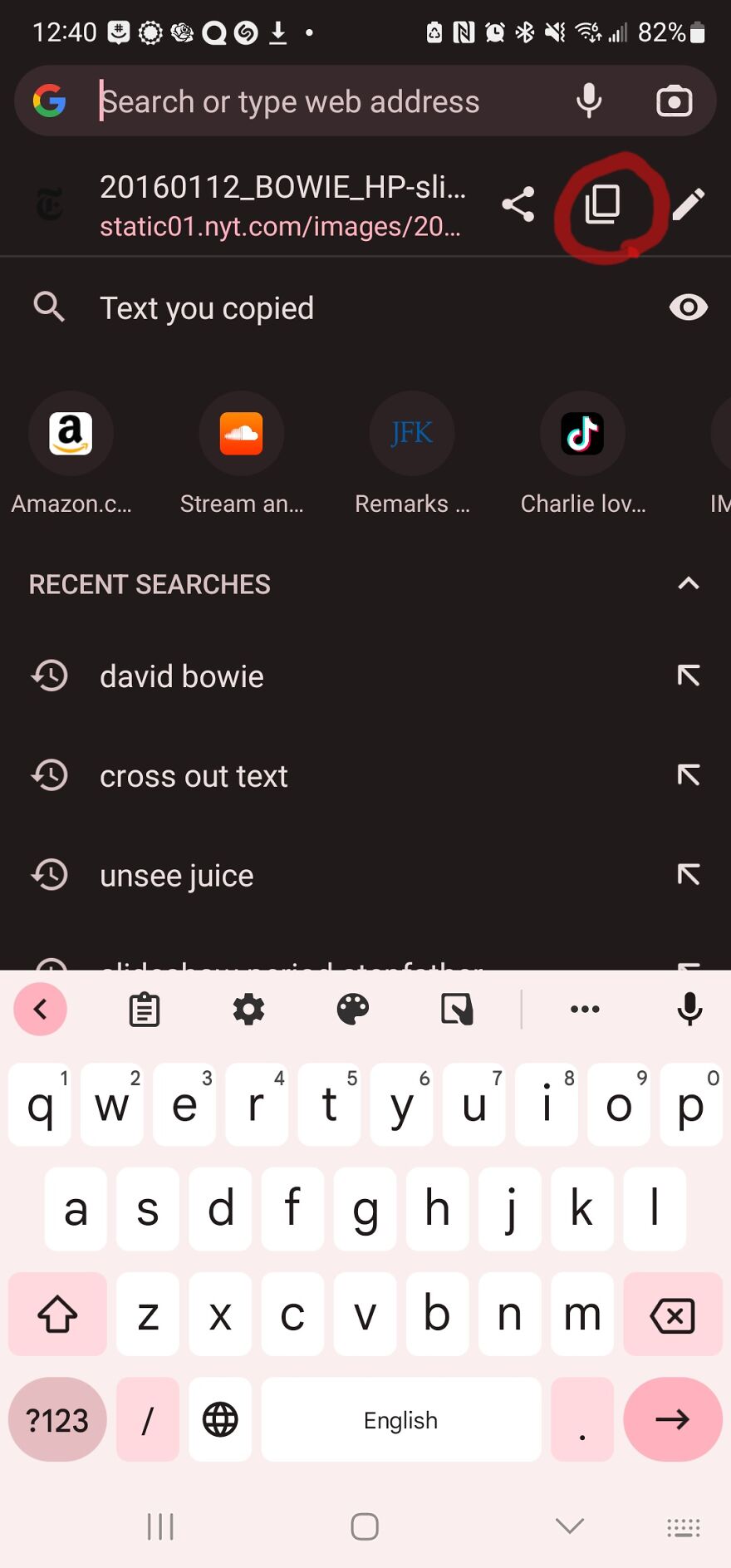 How To Comment With An Image Using Your Phone (Featuring David Bowie!)