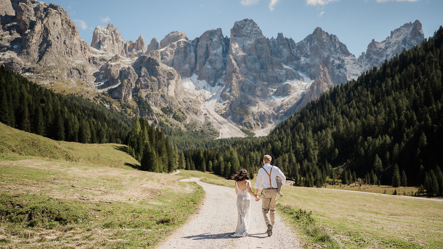 Idyllic Afternoon Adventure In The Italian Dolomites