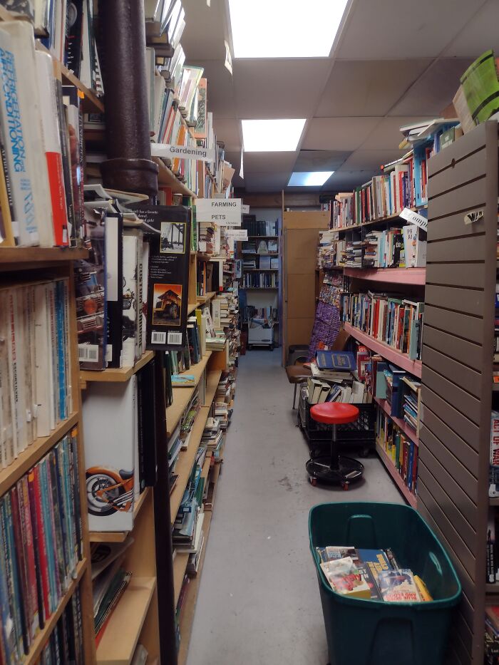 This Place Whenever I Go Here Gives Me Backroom Vibes. It's Actually A Used Book Shop In Kalispell Montana